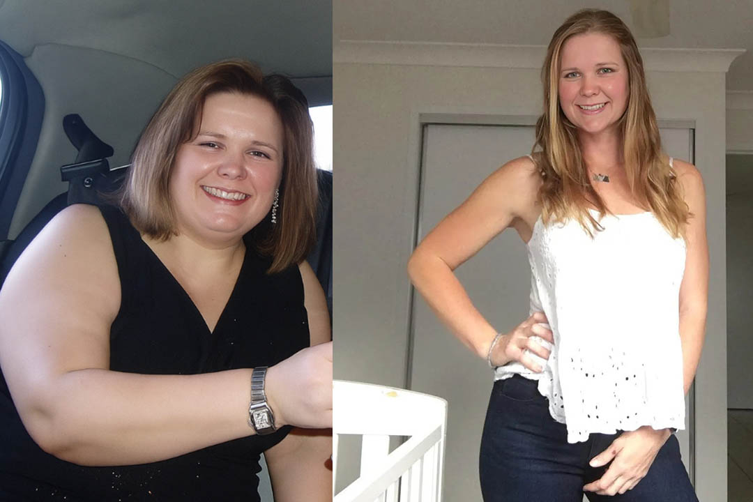 Symbolische Darstellung: Chloé nach Gewichtsabnahme, wirkt vitaler